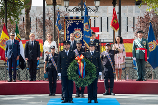 El presidente de la Junta reconoce en Badajoz la labor de la Policía Nacional para garantizar la convivencia y la seguridad