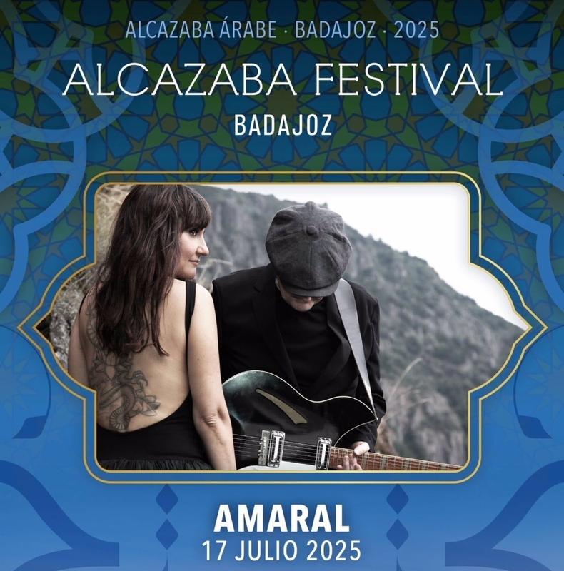 Amaral actuará el próximo 17 de julio en el Alcazaba Festival de Badajoz