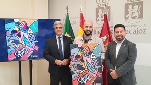 El pacense Luis Amaya Pérez firma el cartel anunciador del Carnaval de Badajoz 2025