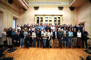 La Diputación rinde homenaje a las dos primeras periodistas de la institución en el tradicional desayuno navideño con los medios