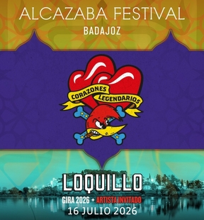 Loquillo inaugurará los conciertos de 'Alcazaba Festival 2026'