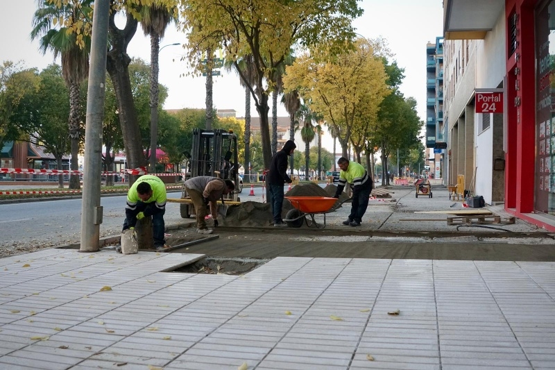 El Ayuntamiento destina una nueva partida de 797.000€ a la mejora del acerado