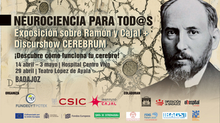 Badajoz acoge un programa de divulgación en neurociencia del 14 de abril al 3 de mayo