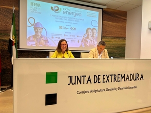 Mercedes Morán presenta la VIII edición de Expoenergea que abrirá sus puertas del 22 al 24 de abril en Badajoz