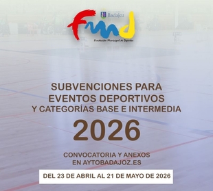 La FMD del Ayuntamiento destina 113.000 € para subvencionar la organización de eventos deportivas y entidades