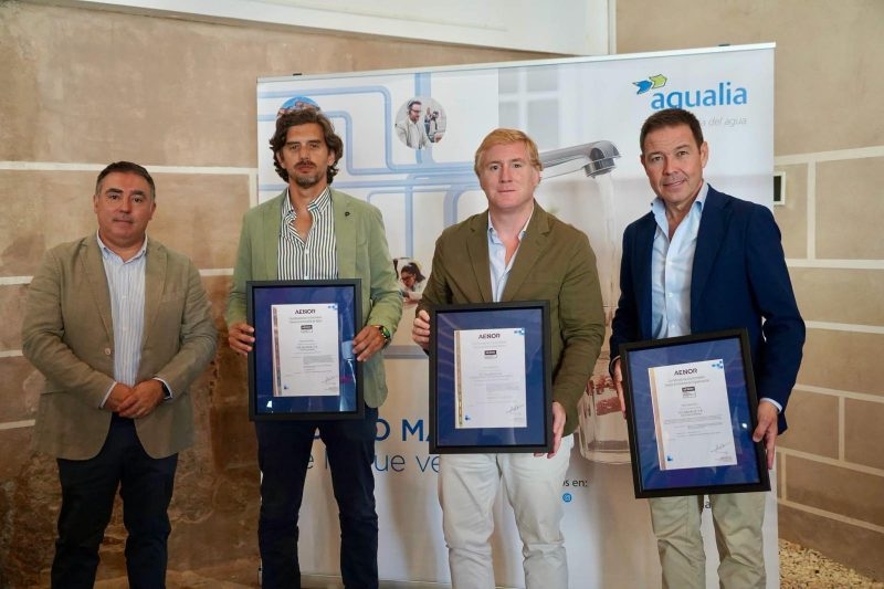 Badajoz se sitúa a la vanguardia de la gestión sostenible del agua con la triple certificación de su ciclo integral
