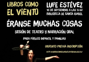 Libros Como el Viento regresa a las bibliotecas de Badajoz con cuentacuentos, magia, teatro y talleres